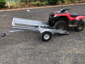ATV Trailer - loading quad