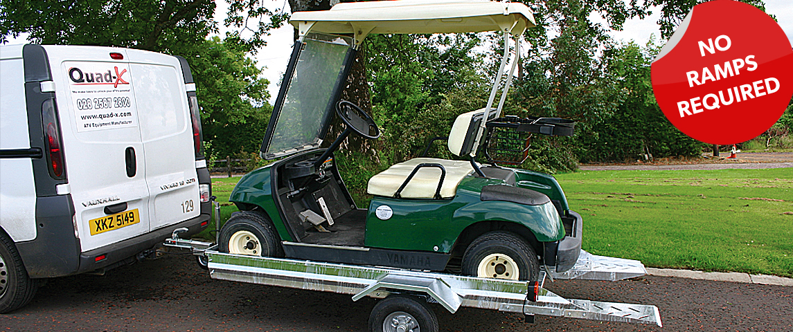 Designed to make loading & off loading of your golf buggy or ATV simple, easy & fast!