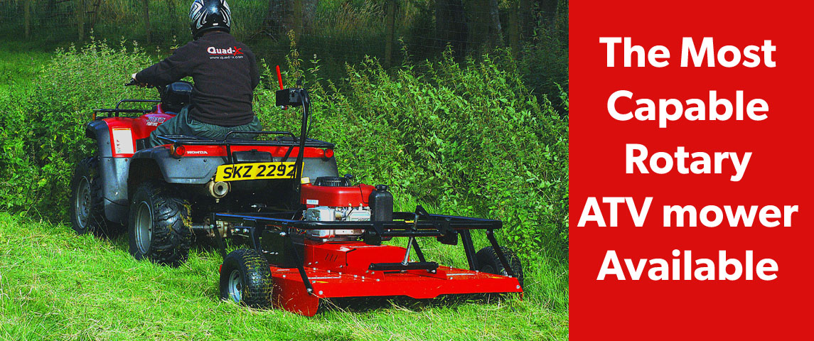 The Most Capable ATV Rotary Mower on the Market!!