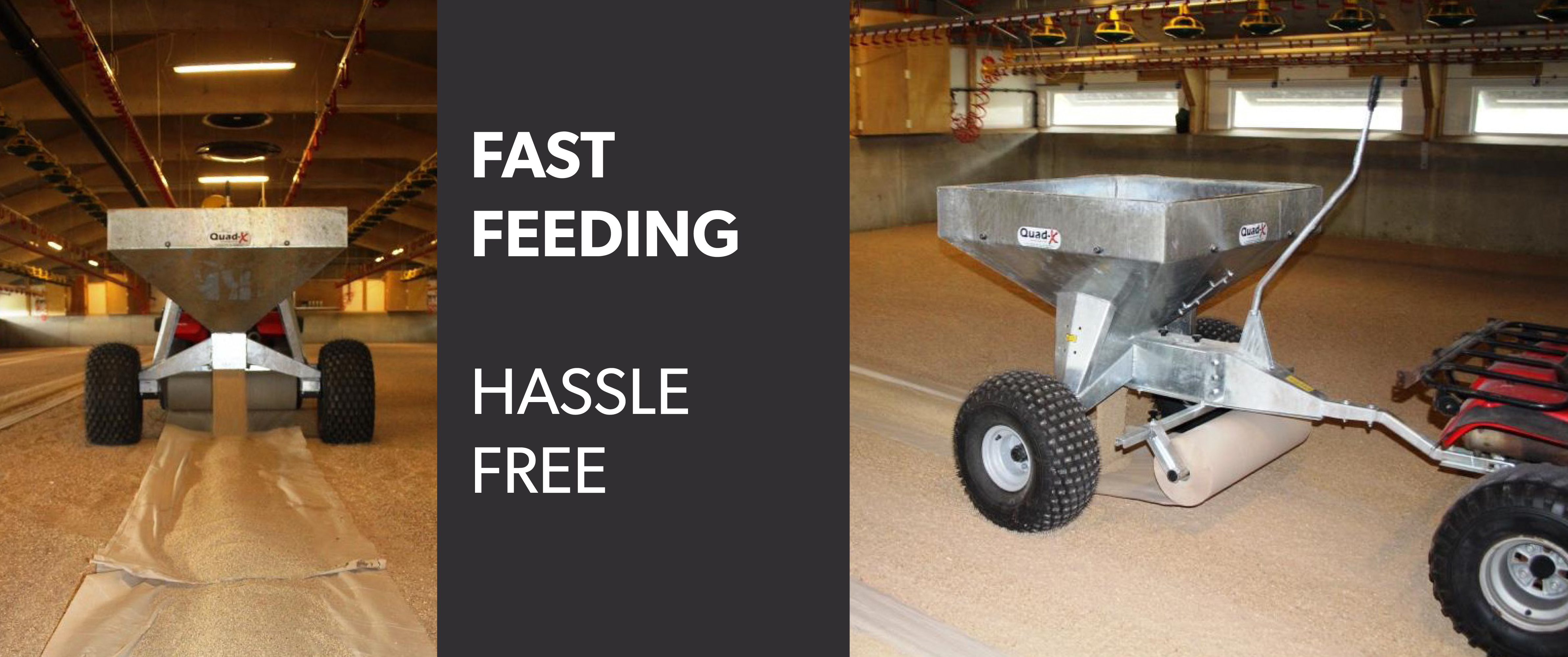 Make chick feeding faster and easier with the Quad-X Chick Feeder...