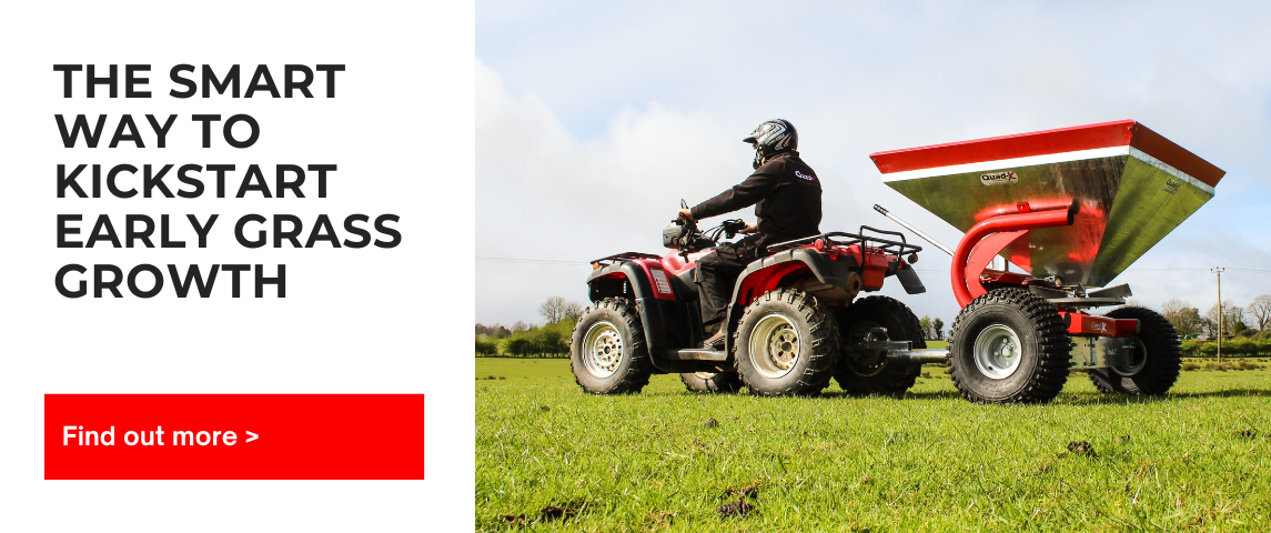 Early Fertiliser Spreading: Why ATV Spreaders Are the Smart Choice for Grass Growth